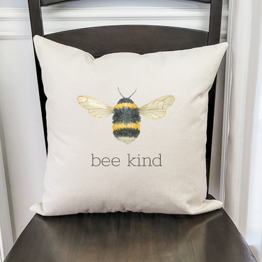Bee Kind Pillow Cover